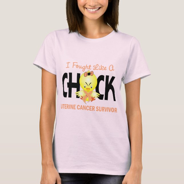 Jag har hittat en Chick som canceröverlevare. Tee Shirt (Framsida)