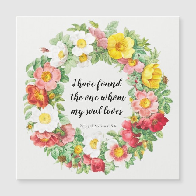 Jag har hittat ett Sång av Solomon Magnet Card (Framsida)