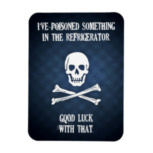 Jag har hittat nåt i kylskåpet. magnet