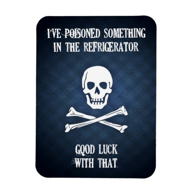 Jag har hittat nåt i kylskåpet. magnet (Vertikal)