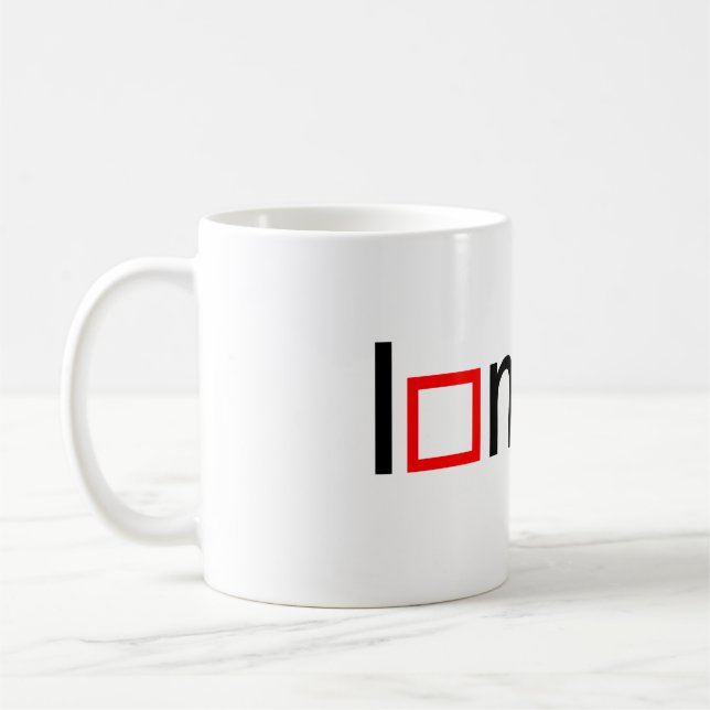 Jag har hjärtan kaffemugg (Vänster)