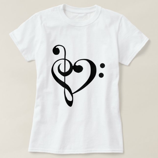 Jag har hjärtmusik t shirt (Design framsida)