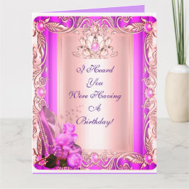 Jag har hört att vi har ett födelsedagskort kort