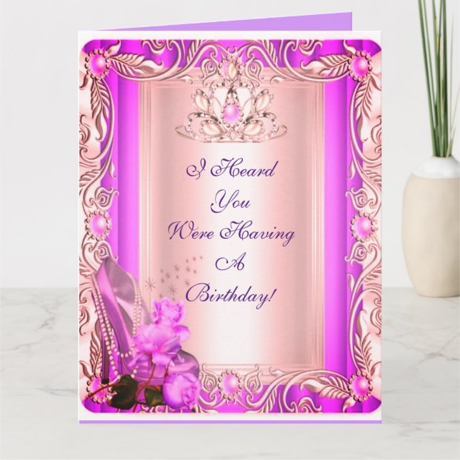 Jag har hört att vi har ett födelsedagskort kort (Framsida)