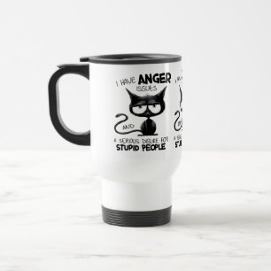 Jag Har Ilska Problem Roligt Kattälskare Present Resemugg