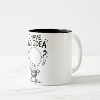 Jag Har Ingen Aning Rolig Ljusglödlampa Mugg