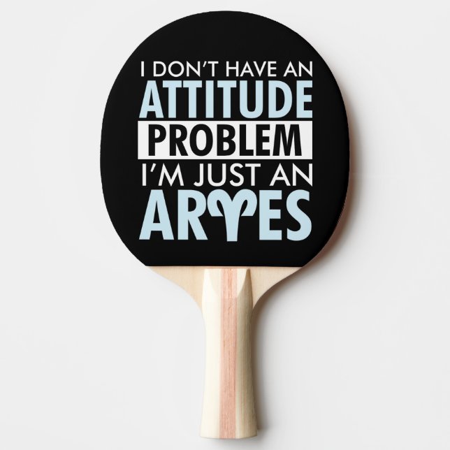 Jag har ingen Attitude Aries Pingisracket (Framsidan)