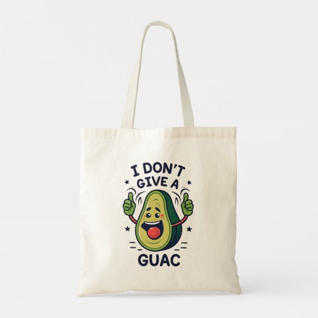 Jag har ingen guac avocado pun ge tygkasse (Baksida)