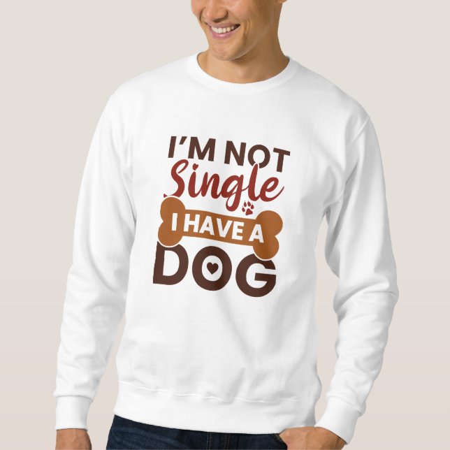 Jag har ingen Hund. Lång Ärmad Tröja (Framsida)