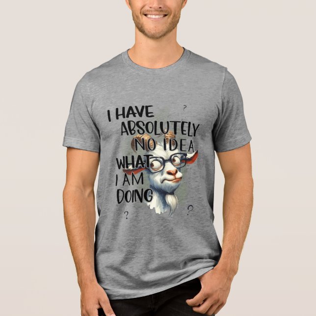 Jag har ingen idea-get t shirt (Framsida)