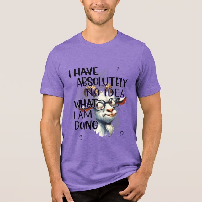 Jag har ingen idea-get t shirt (Framsida)