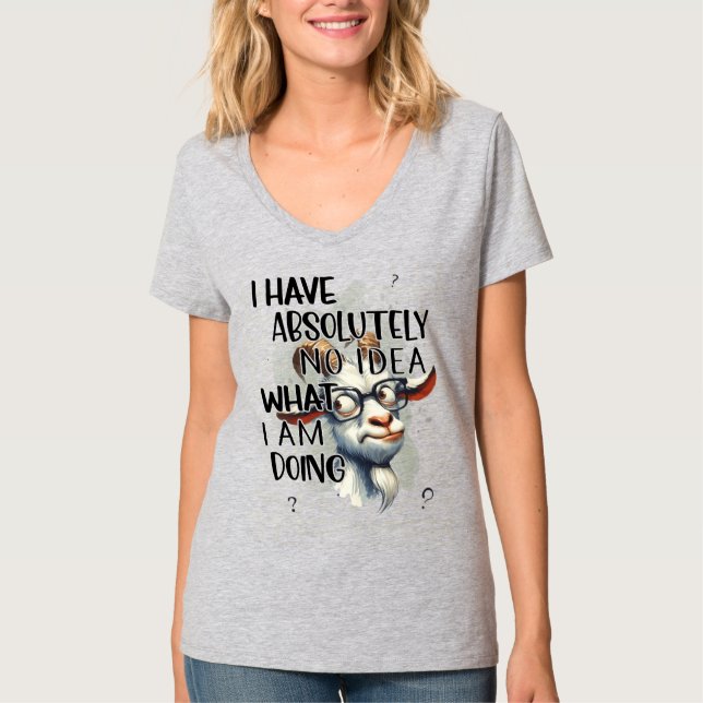 Jag har ingen idea-get t shirt (Framsida)