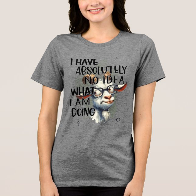 Jag har ingen idea-get t shirt (Framsida)