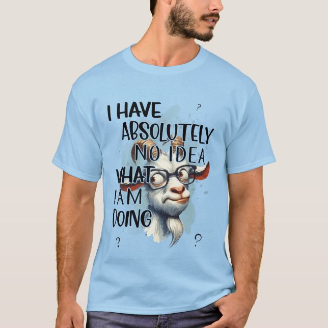 Jag har ingen idea-get t shirt (Framsida)