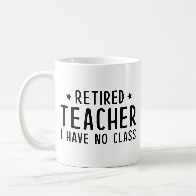 Jag har ingen klass kaffemugg (Vänster)