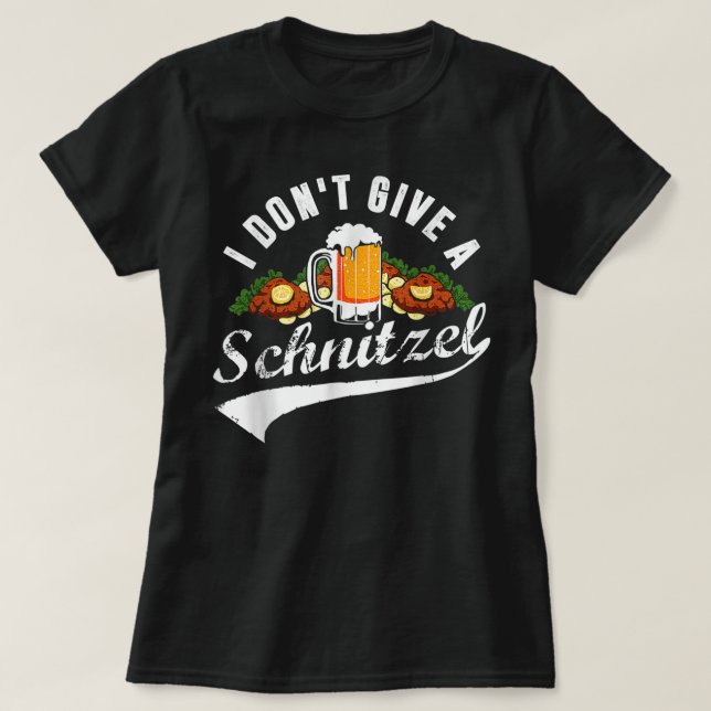 Jag har ingen Schnitzel Oktoberfest Beer Festiva i T Shirt (Design framsida)