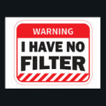 Jag har inget filter Poster<br><div class="desc">Poster - Varningsmeddelande - Jag har inga Poster filter</div>