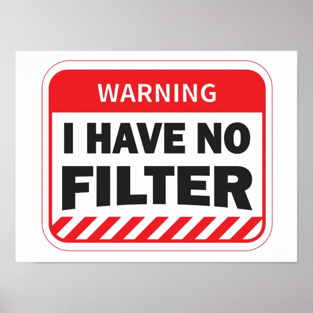 Jag har inget filter Poster (Framsidan)