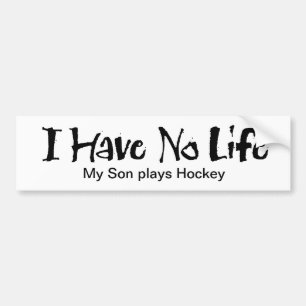 Jag har inget liv (Hockey) Bildekal