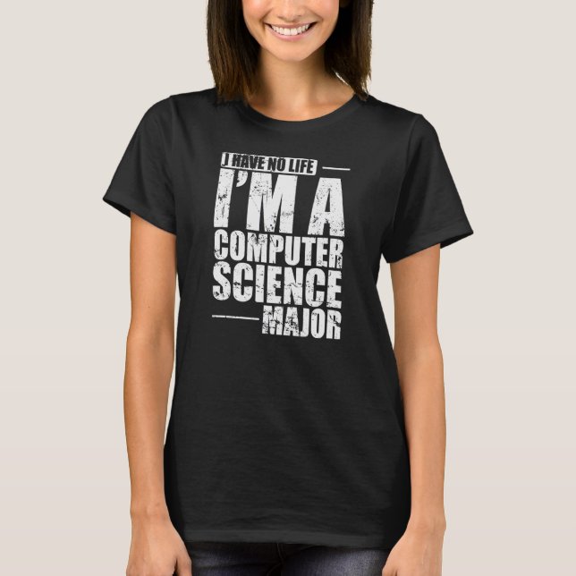 Jag har inget liv i att vara en datatekniker. t shirt (Framsida)