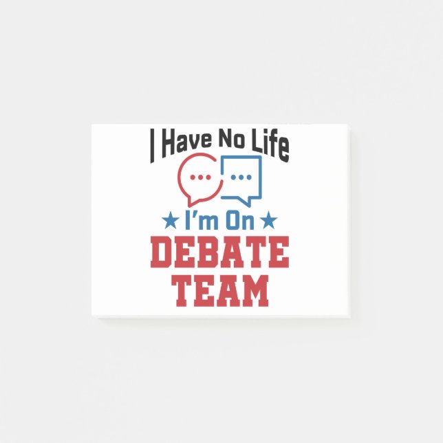 Jag har inget liv i debattgruppen post-it block (Framsida)