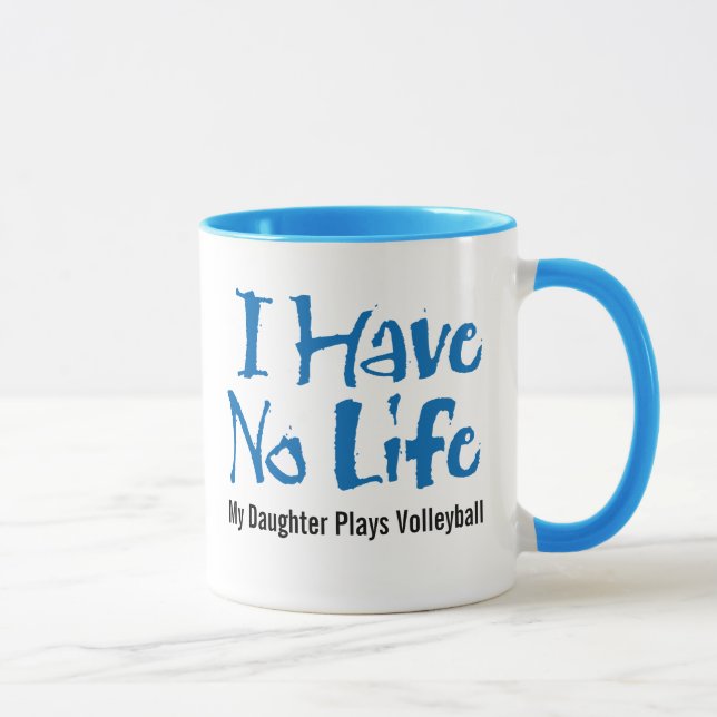Jag har inget liv (volleyball) mugg (Höger)
