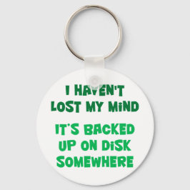 Jag har inte borttappad mig. nyckelring