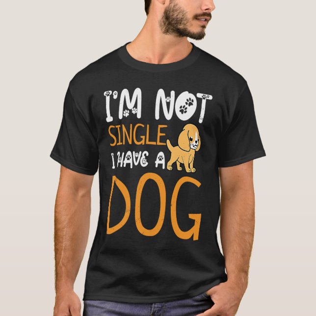 Jag har inte en enda Hund-Hund T Shirt (Framsida)