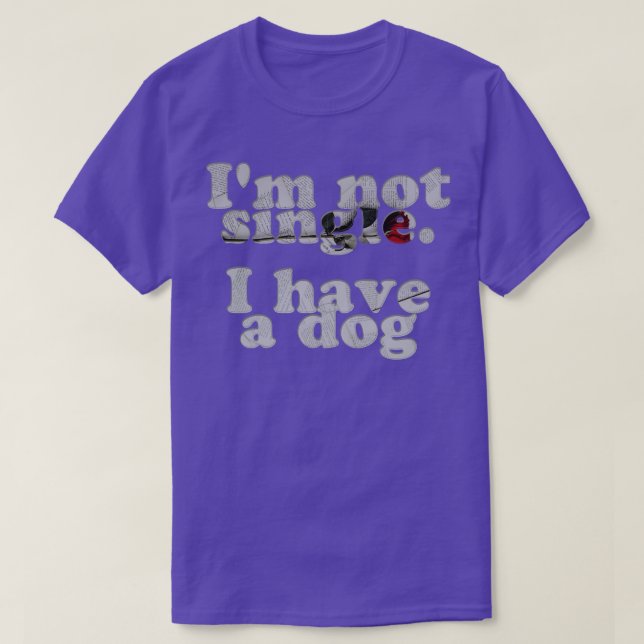 Jag har inte en enda hund t shirt (Design framsida)