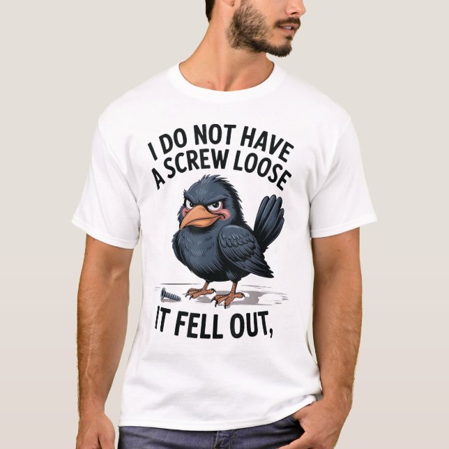 Jag har inte ett slätt skämt... t shirt (Framsida)