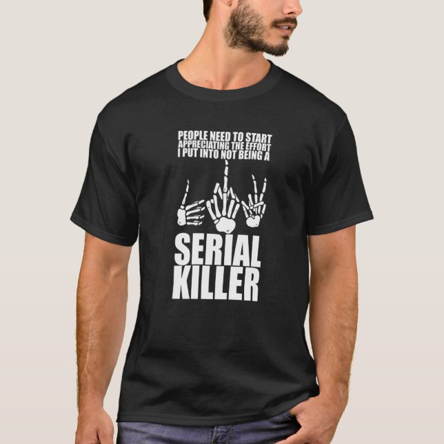 Jag har inte gjort en seriös insats t shirt (Framsida)