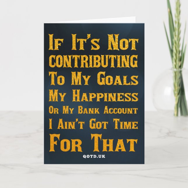 Jag har inte Har till det Kort (Framsida)