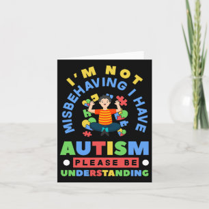 Jag har inte missförstått att jag har autismmedvet kort