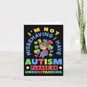Jag har inte missförstått att jag har autismmedvet kort