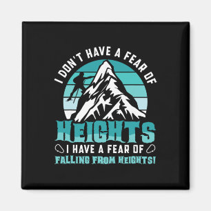 Jag Har Inte Rädsla För Höjder - Bouldering Klippb Magnet