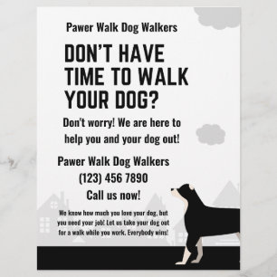 Jag har inte tid att gå på din hund Walker Flyer