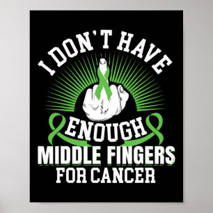 Jag har inte tillräckligt med Mitten Finger för Bi Poster