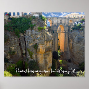 Jag har inte varit överallt, men den finns på min  poster