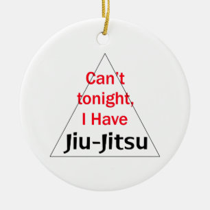 Jag har Jiu Jitsu Julgransprydnad Keramik