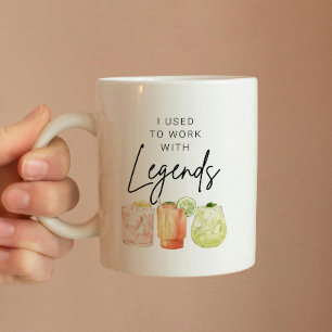 Jag har jobbat med en legend Personlig pensionerin Kaffemugg