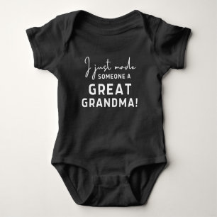 Jag har just gjort en Underbar mormor Cute Baby-gå T Shirt