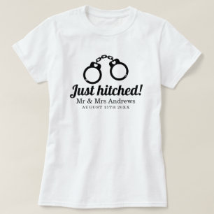 Jag har just träffat mr och Mrs. lustiga handklova T Shirt