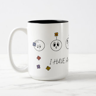 Jag har känslor för en radda Två-Tonad mugg