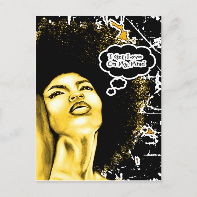 Jag Har Kärlek på min minuts sida Vykort (Framsida)