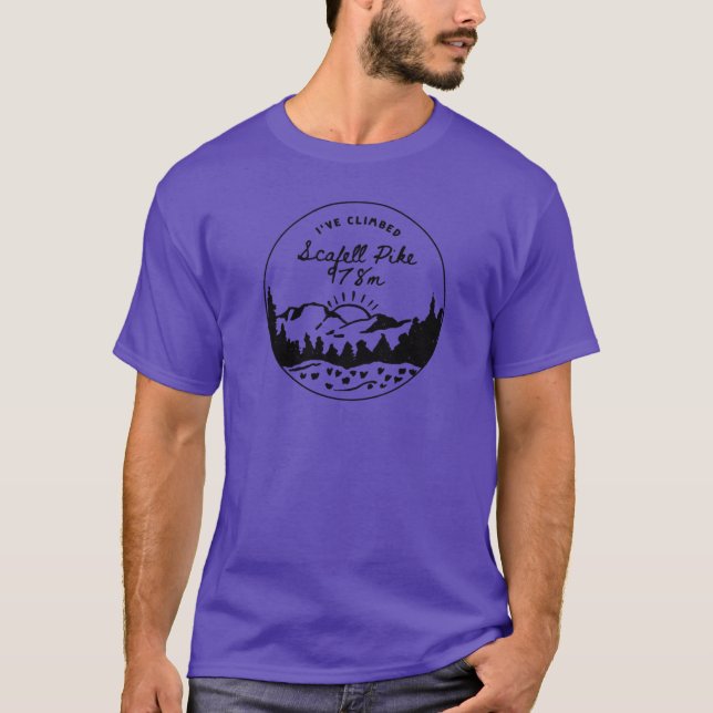 Jag har klättrat Scafell Pike vänner T Shirt (Framsida)