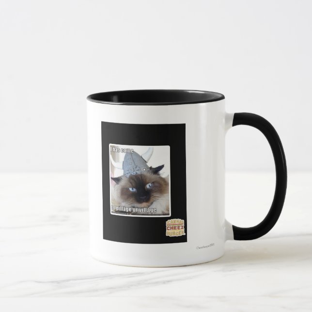 Jag har kom att plundra byn. mugg (Höger)