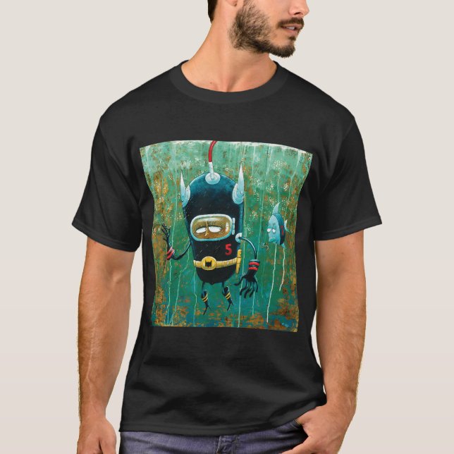 Jag har kommit för att varna dig t shirt (Framsida)