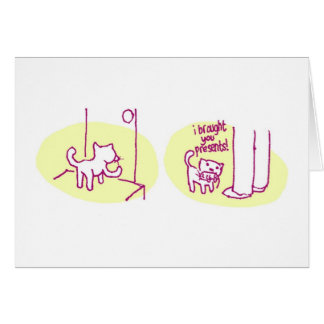 Jag har kommit med dig framlägger… hälsningskort