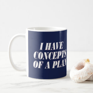 Jag har koncept för en plan kaffemugg