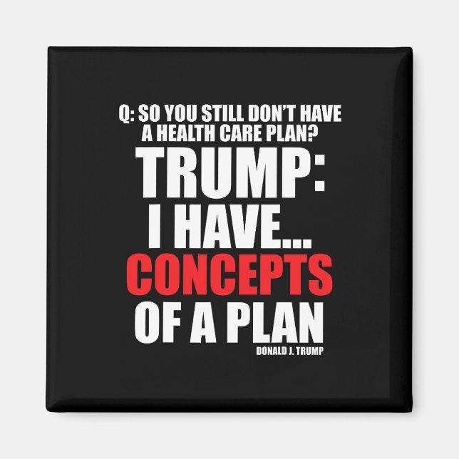 Jag Har... Koncept För En Plan Om Röstning Trump V Magnet (Framsidan)